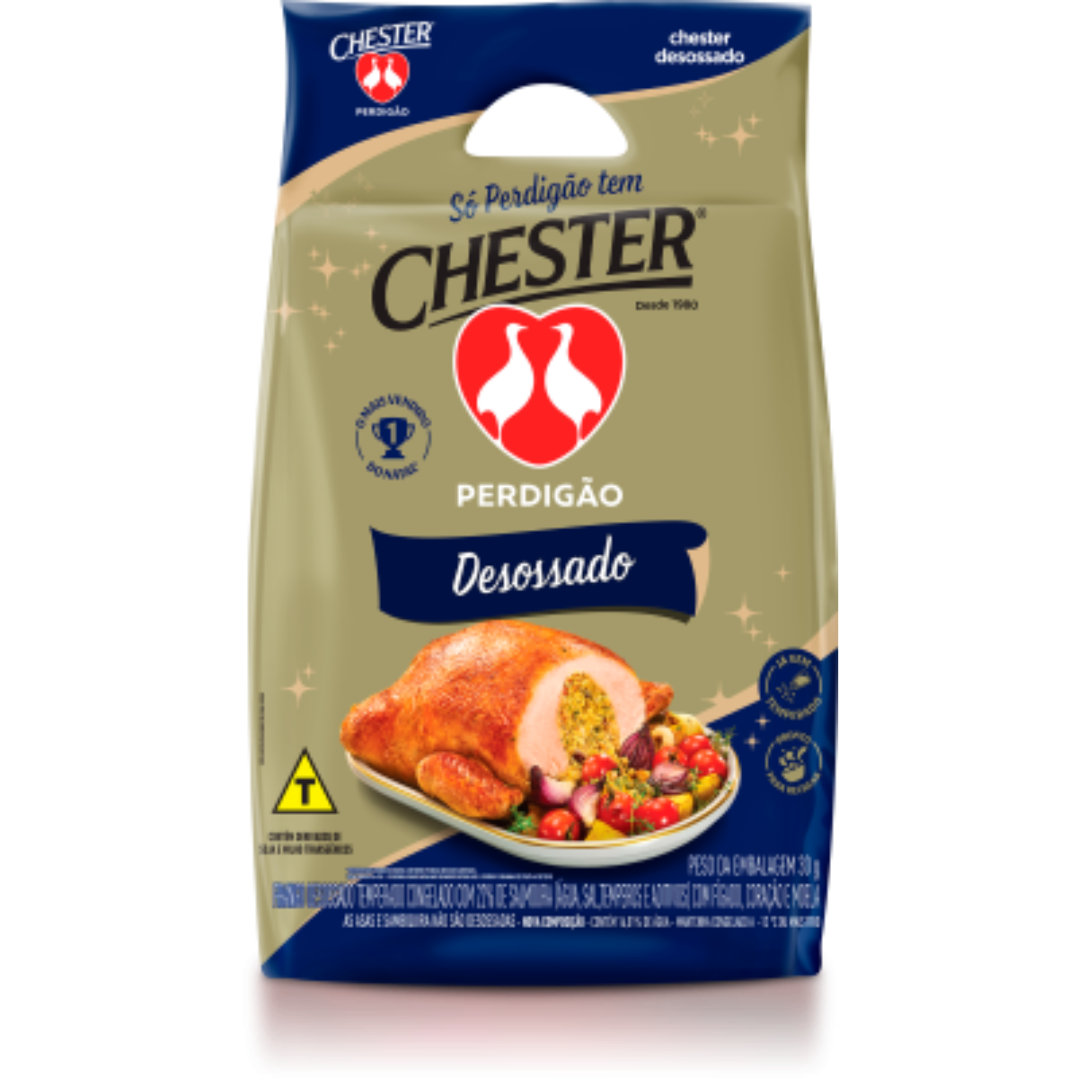 Chester Desossado Congelado Perdigão 2,8Kg