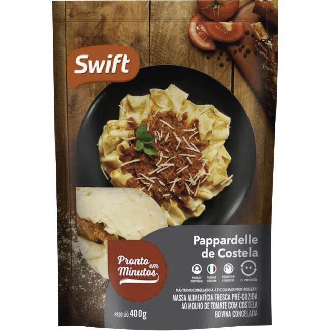 Pappardelle de Costela Swift Com Ragu 400g