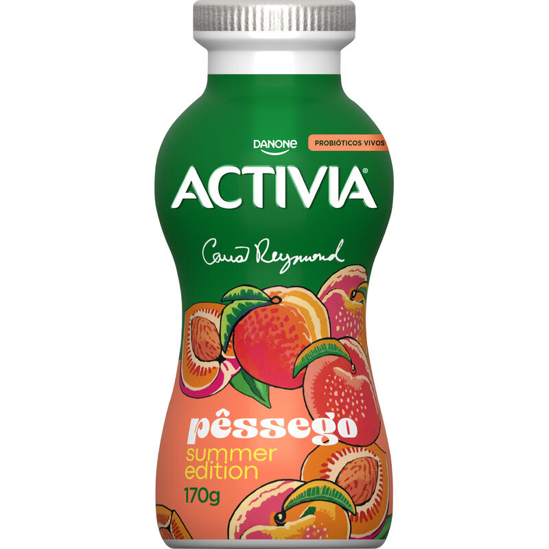 Leite Fermentado Activia Pêssego 170g