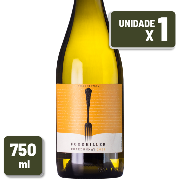 Vinho Foodkiller Chardonnay 750Ml