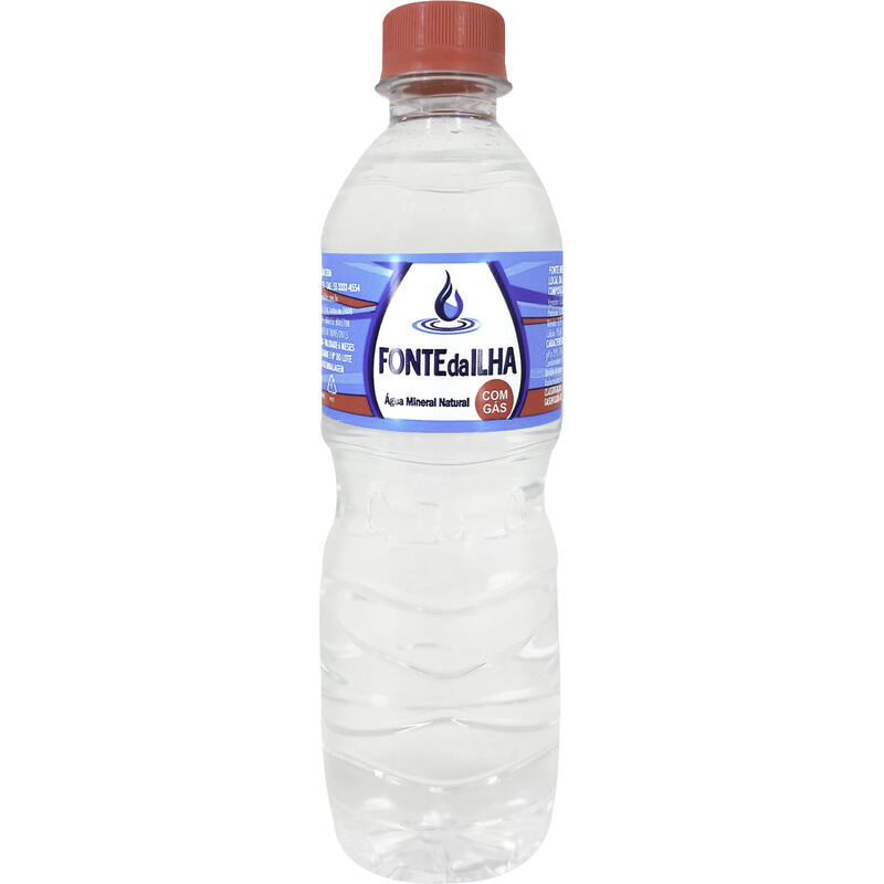 Água Mineral Fonte da Ilha Com Gás 500ml