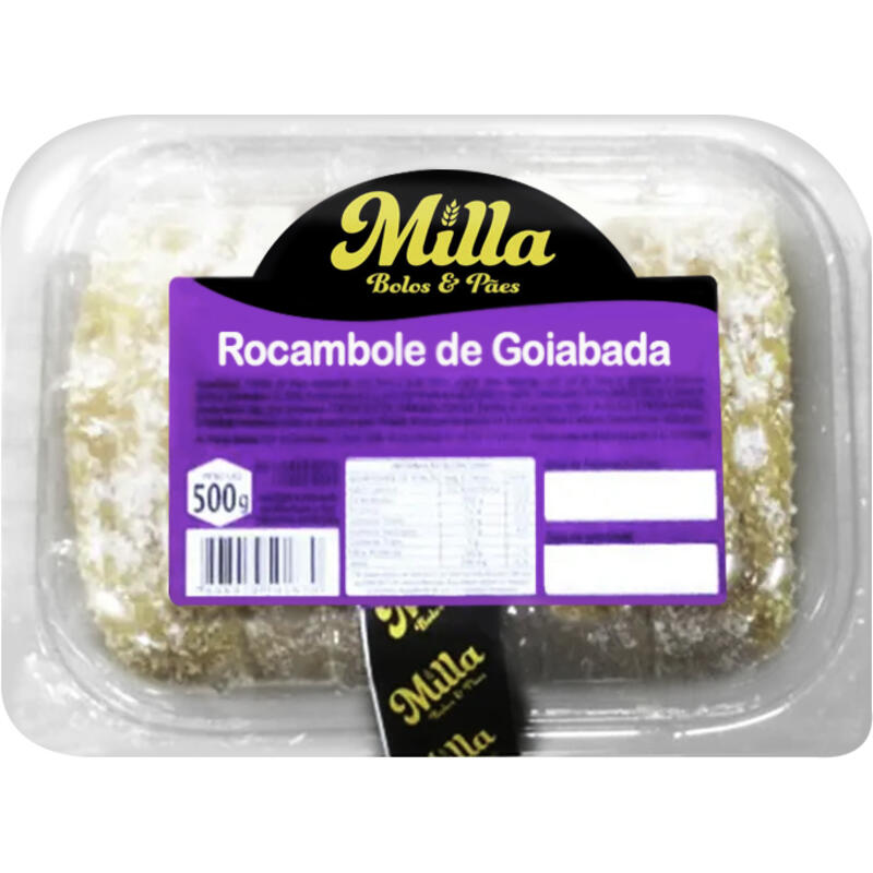 Rocambole Milla Goiabada 500g