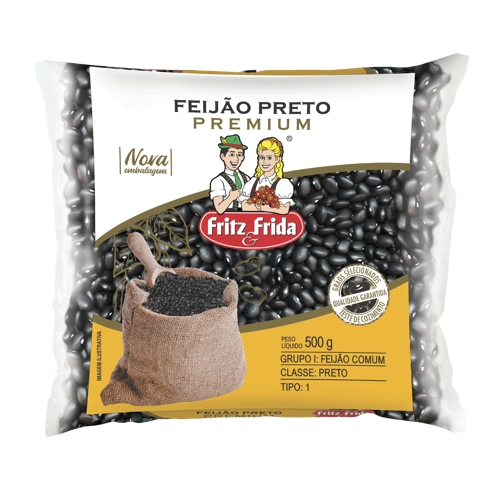 Feijão Fritz & Frida Preto 500g