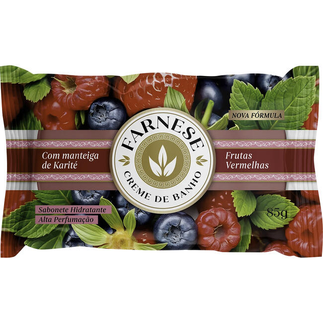 Sabonete Farnese Frutas Vermelhas 85g