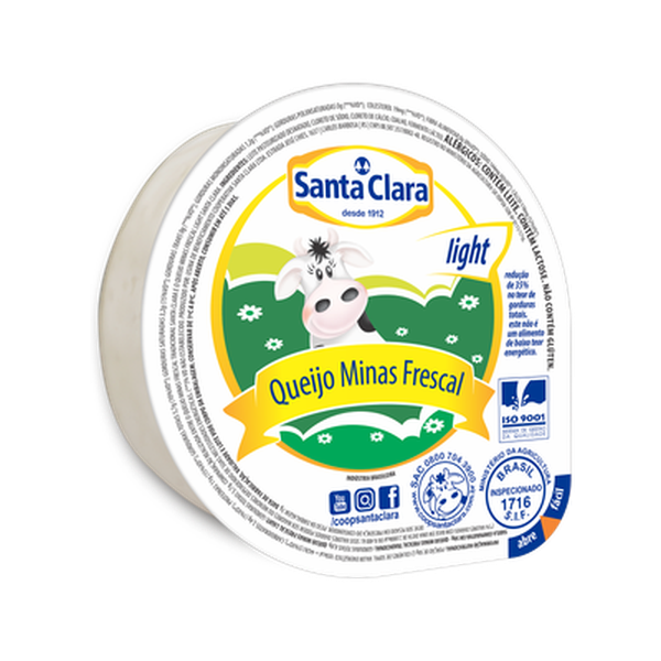 Queijo Santa Clara Minas - Frescal - Light Kg