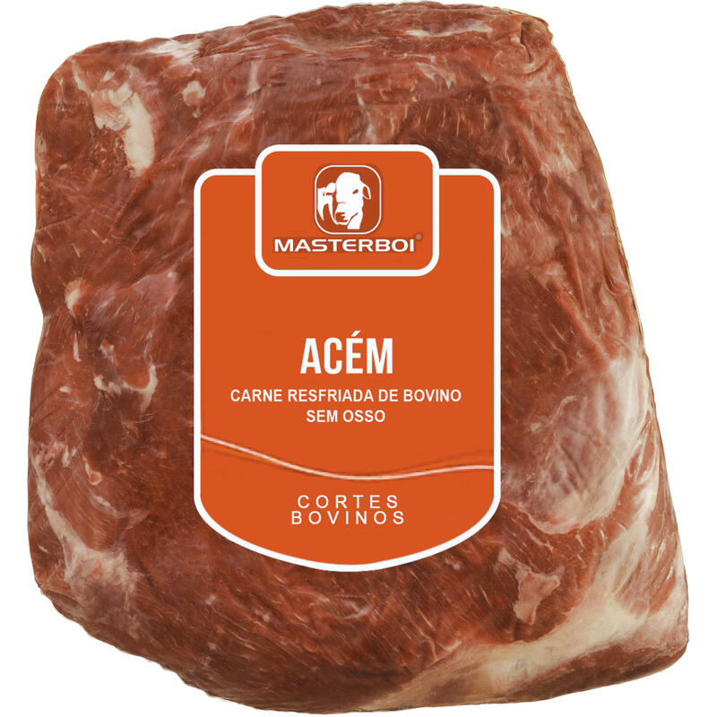 Carne Bovina Acém Masterboi Resf Preço por quilo na peça