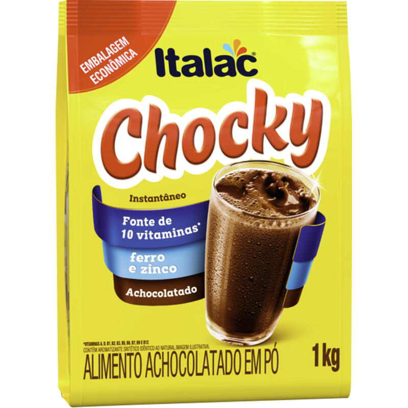 Achocolatado em Pó Italac Chocky 1kg