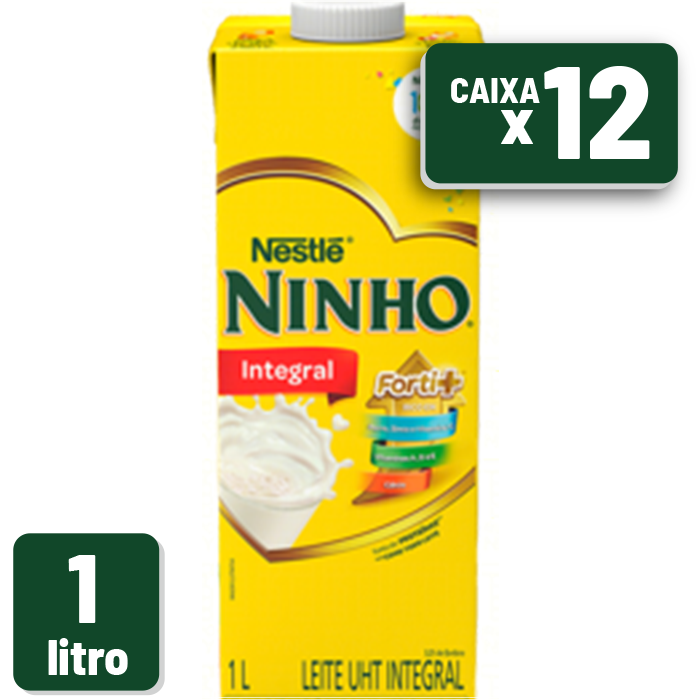 Leite Ninho Integral Tetra Pak 1L Caixa c/ 12 un