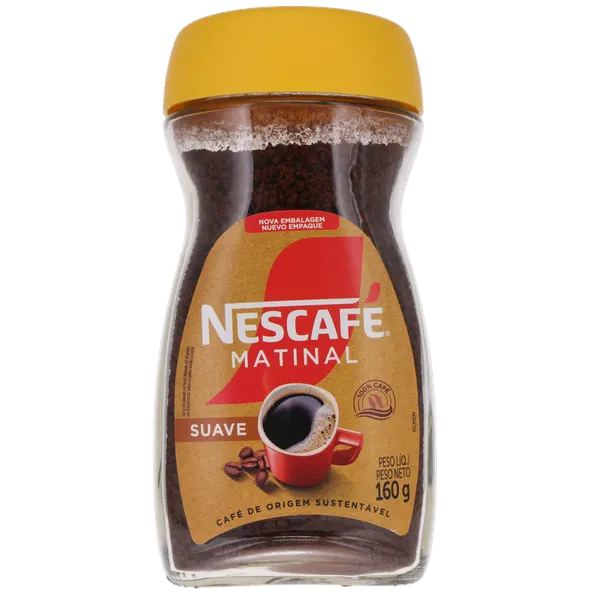 Café-solúvel Nescafé 160g - Matinal - Vidro