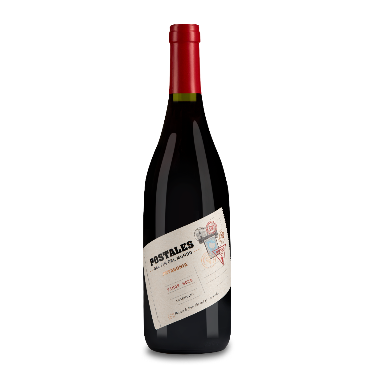 Vinho Tinto Argentino Los Postales Del Fin Del Mundo Pinnor Noir 750 Ml