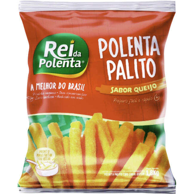 Polenta Palito Rei da Polenta Queijo 1,8kg
