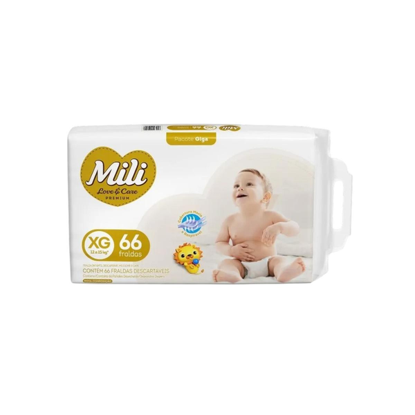 Fralda Mili Love & Care Giga Tam. XG - 66