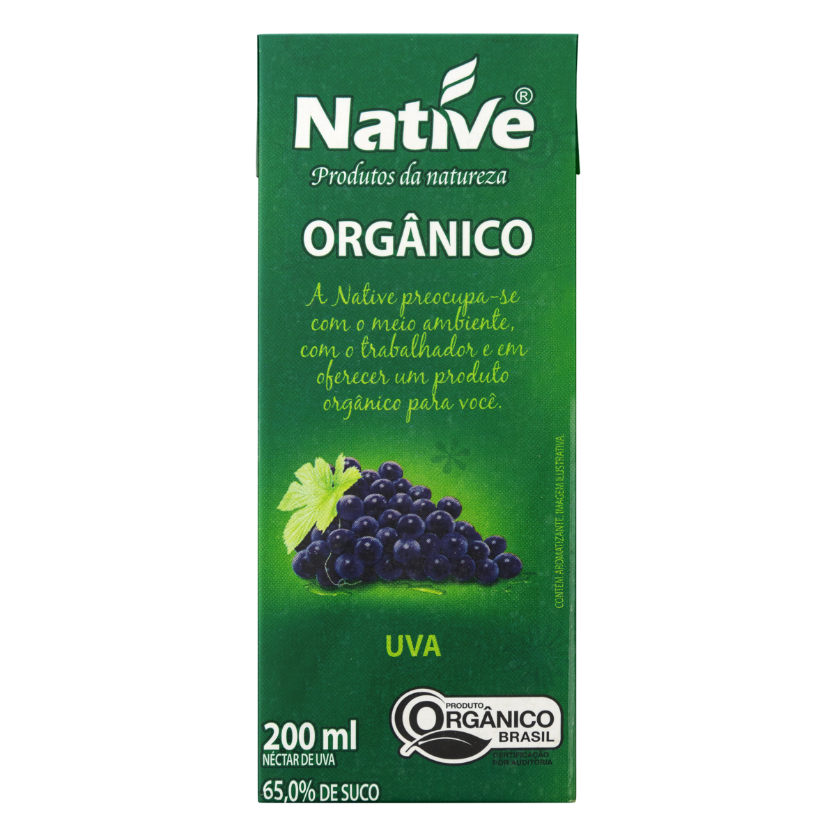Suco de Uva Orgânico NATIVE 200ml