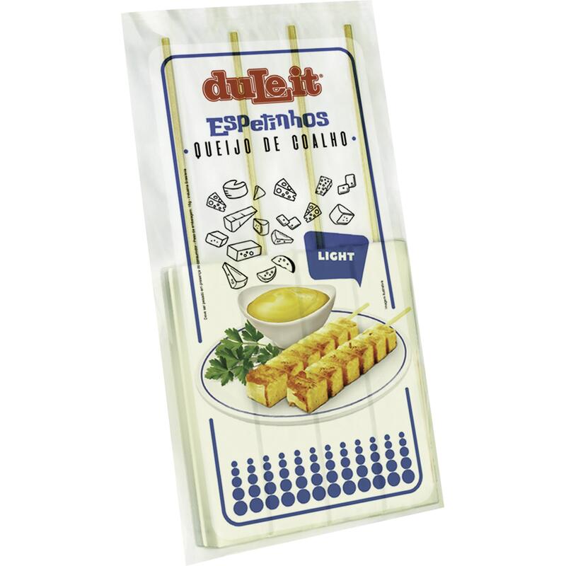 Espeto de Queijo Coalho Duleit Light Preço por quilo no pct