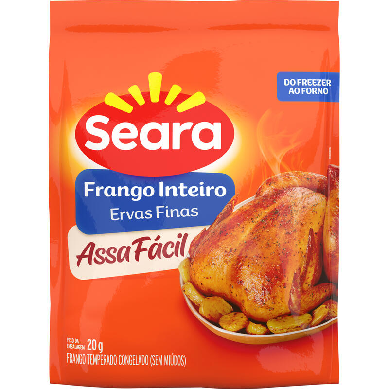Frango Assa Fácil Seara Congelado Preço por quilo na peça