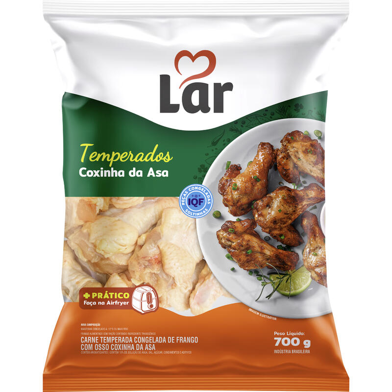 Coxinha da Asa Lar 700g - Temperada - IQF