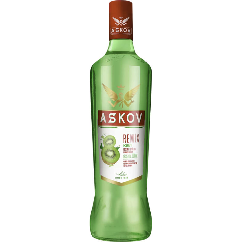 Coquetel Askov Remix Kiwi 900ml