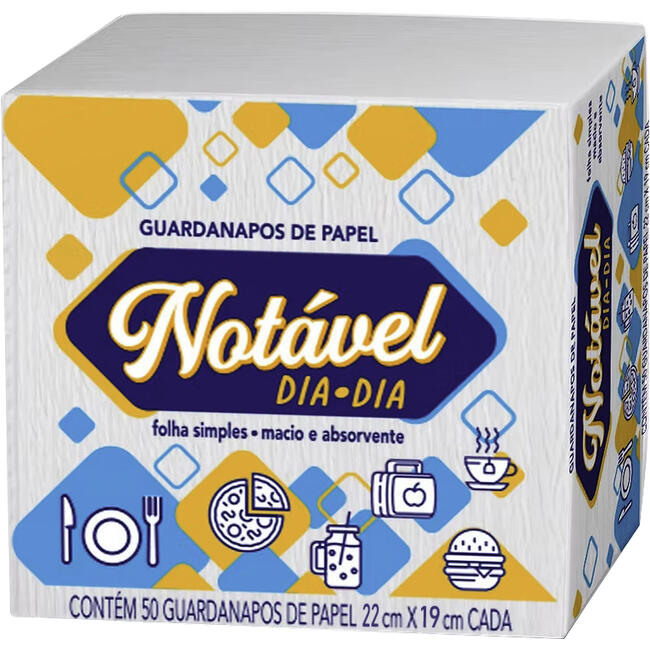 Guardanapo de Papel Notável 22cmX19cm 50 un