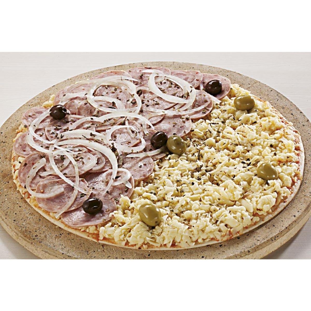 Pizza Média 1/2 Mussarela e 1/2 Calabresa 490 g