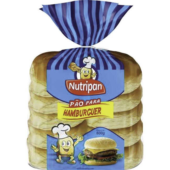 Pão de Hambúrguer Nutripan 600g