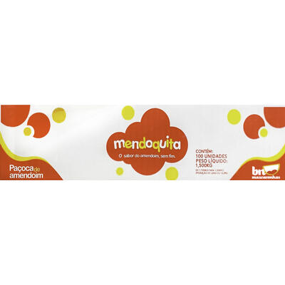 Doce Paçoca Mendoquita Rolha Embalada 100 un