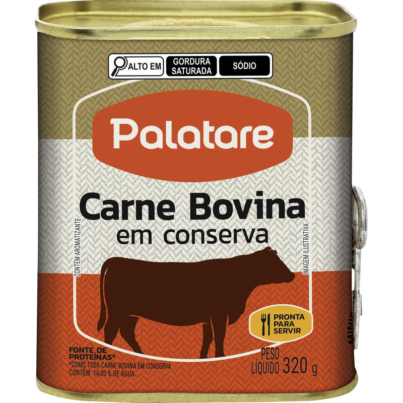 Carne Bovina em Conserva Palatare 320g
