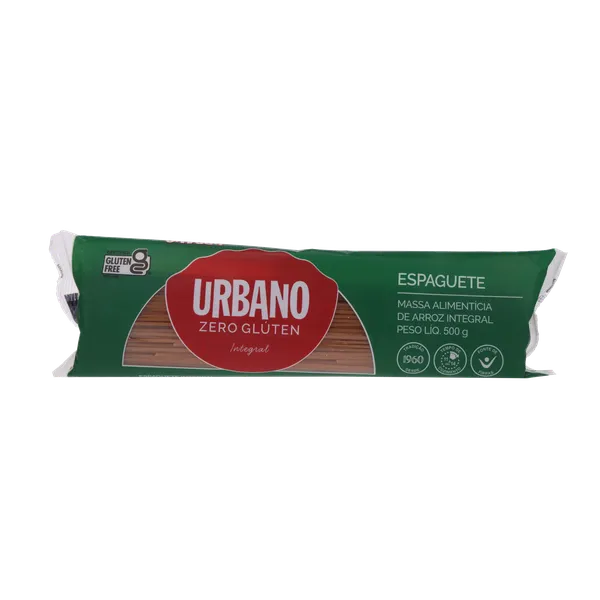 Massa Urbano 500g - Integral - Sem Glúten - Espaguete