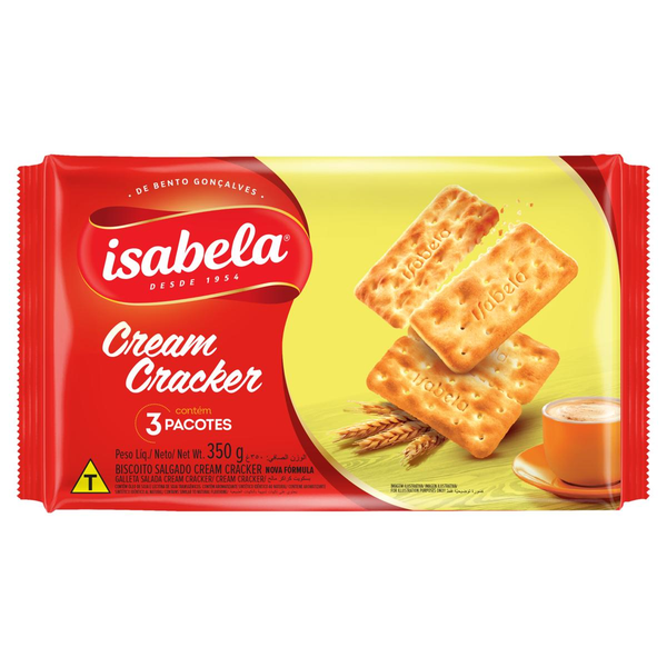 Biscoito Isabela Cream Cracker 350g