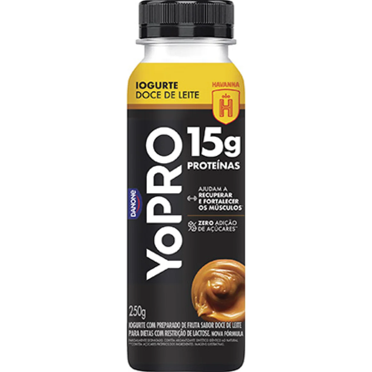 Iogurte DANONE Yopro Doce de Leite sem Lactose e com Proteina 250g