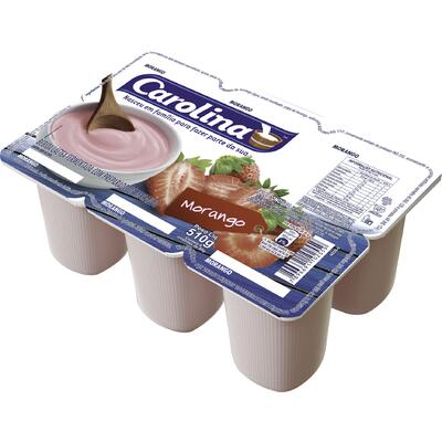Bebida Láctea Carolina Morango 510g