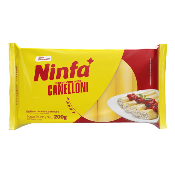 Massa com Ovos Ninfa 200g - Canelloni