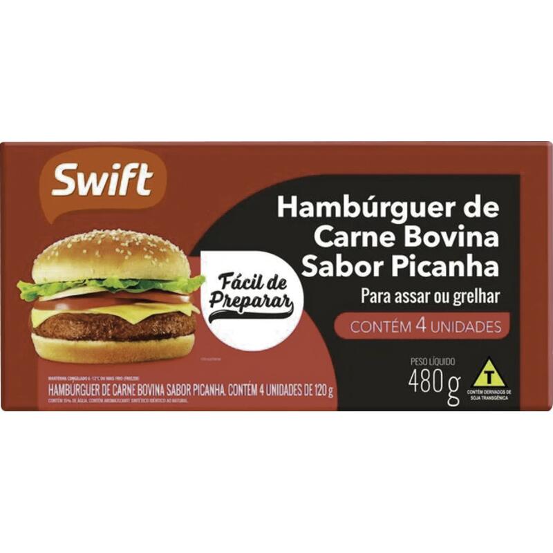 Hamburguer Sabor Picanha Swift 480g