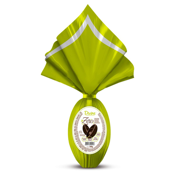 Ovo de Páscoa Divine 100g - Zero Açúcar - 50% Cacau