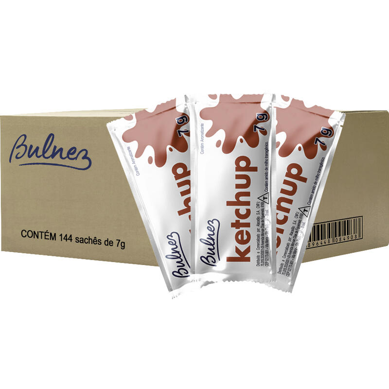 Ketchup Bulnez Minissachê 144x7g