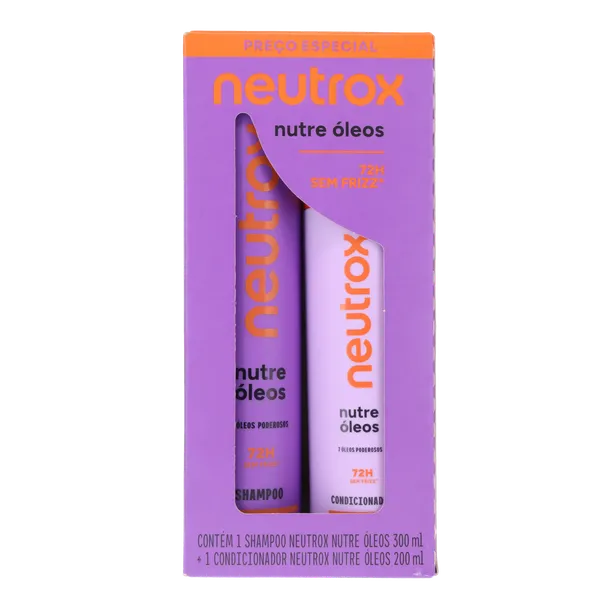 Conjunto Neutrox 300ml - Shampoo + 200ml - Condicionador - Nutre Óleos