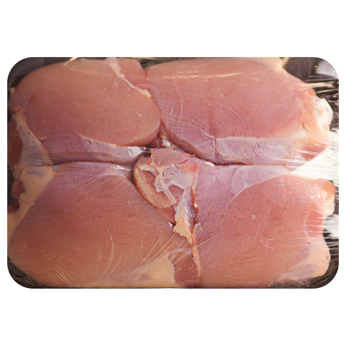 Sobrecoxa de Frango sem Pele Resfriado Pacote 1kg