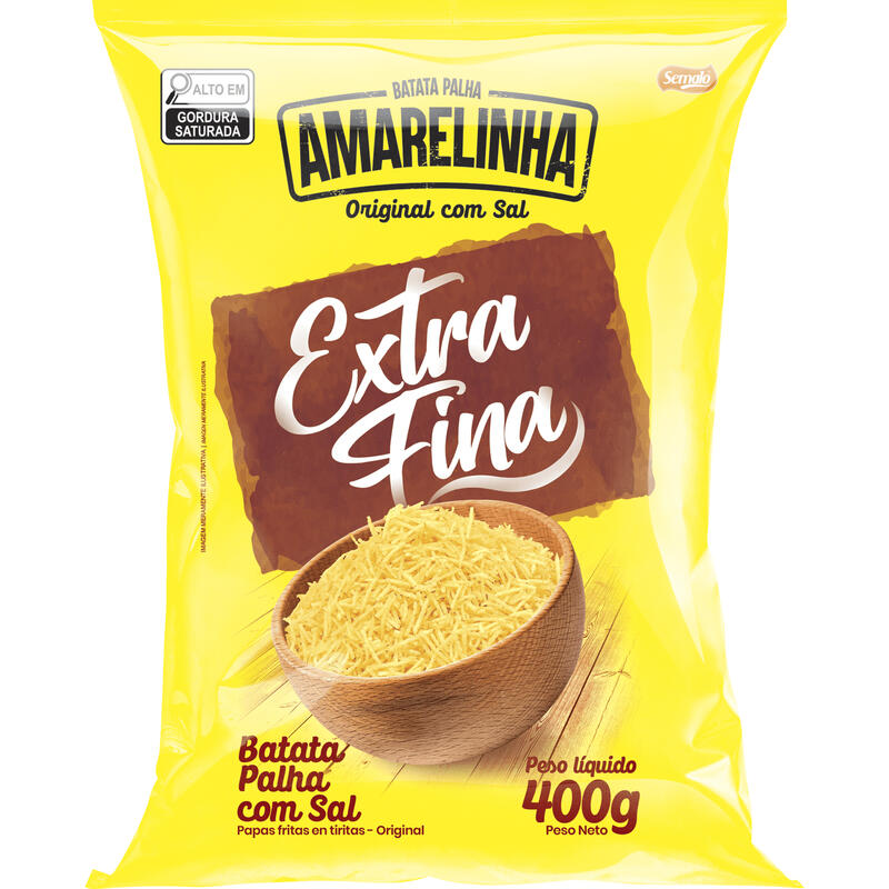 Batata Palha Amarelinha Extra Fina 400g