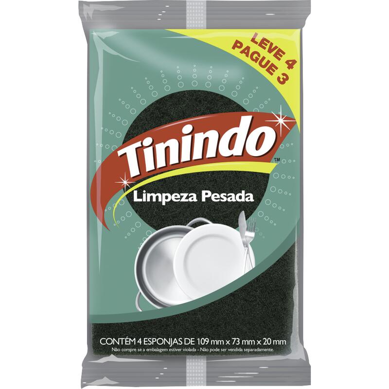Esponja Multiuso Tinindo 4 un