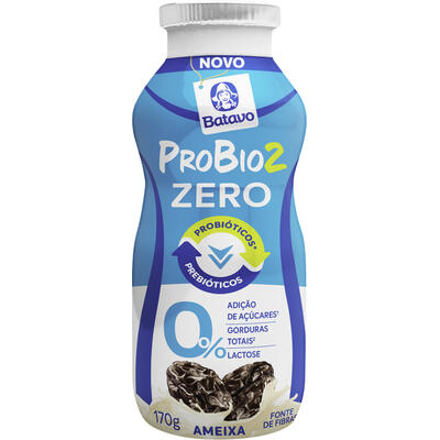 Iogurte BATAVO Probio2 Ameixa Zero Adição de Açúcare e Zero Lactose 170g