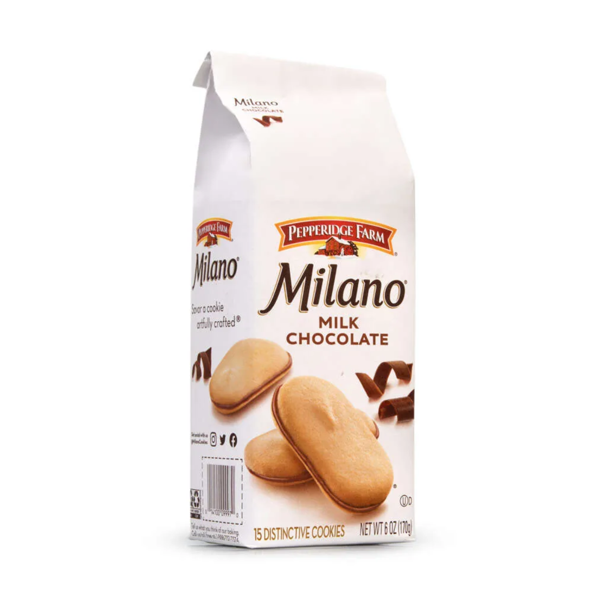 Biscoito Recheado Chocolate ao Leite Milano 170g