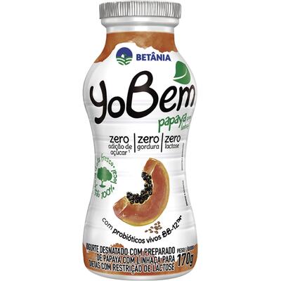 Iogurte Betânia YoBem Papaya 170g