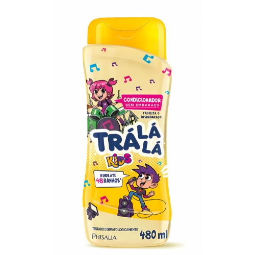 Condicionador Infantil Trá Lá Lá Sem embaraço 480ml