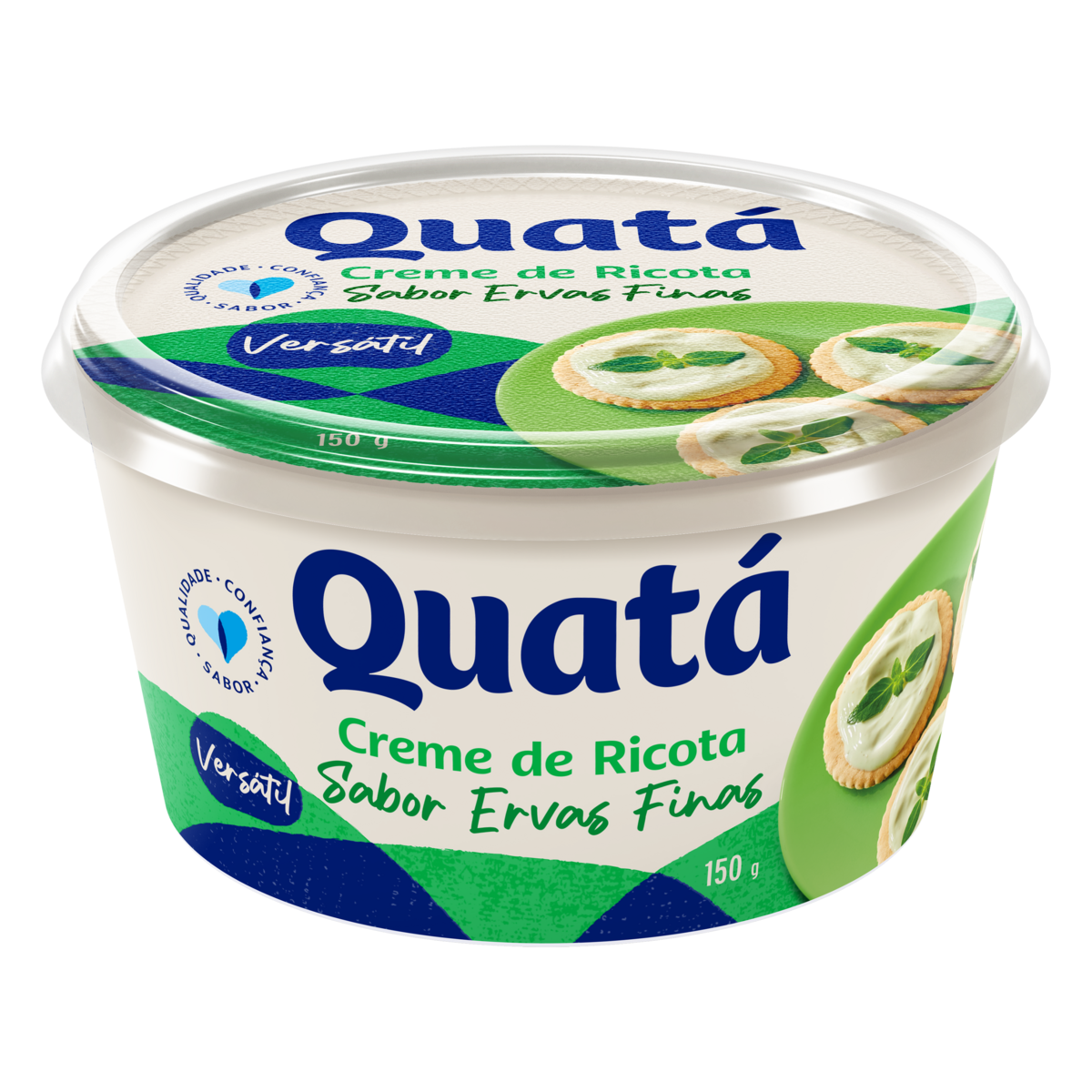 Creme De Ricota Com Ervas Finas QUATÁ Pote 150g