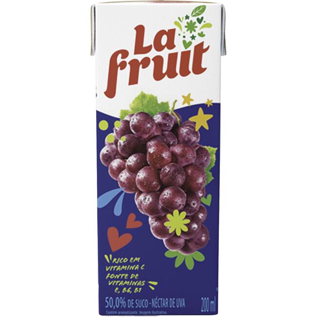 Suco La Fruit Uva 200ml