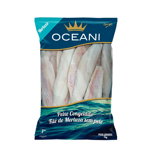 Filé De Merluza Oceani Sem Pele Congelado 500g