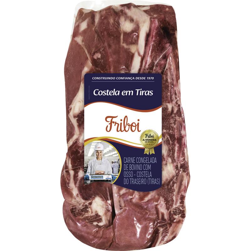 Costela em Tira Bov Friboi Cong Preço por quilo na peça