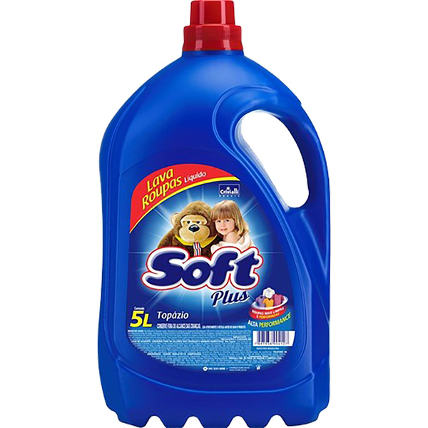 Sabão Líquido Soft Plus 5 Litros - Topázio