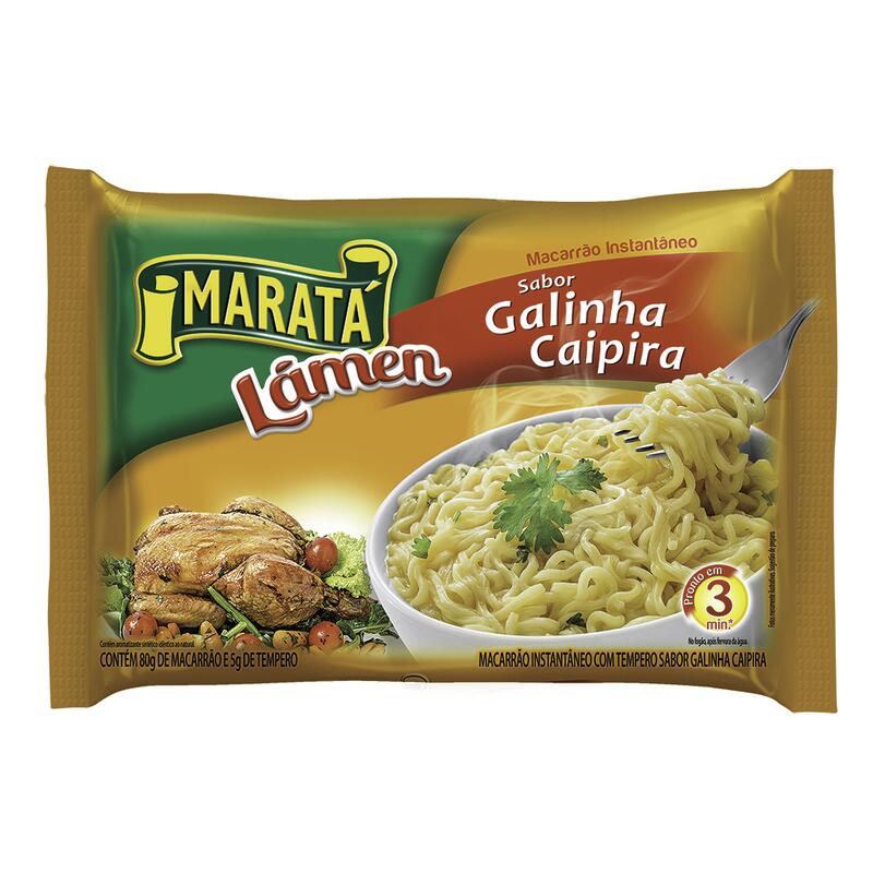 Macarrão Instantâneo Lámen Maratá Galinha Caipira 85g