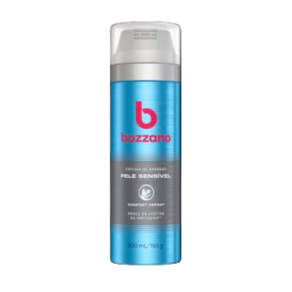 Espuma De Barbear Bozzano Pele Sensivel 190g