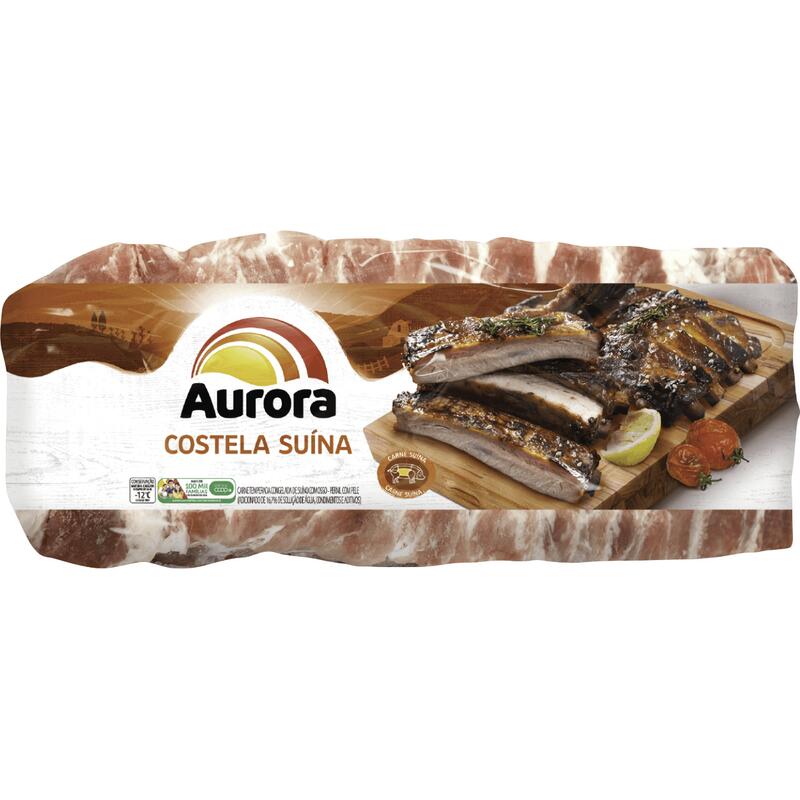 Costela Suína Aurora Cong Preço por quilo no pacote